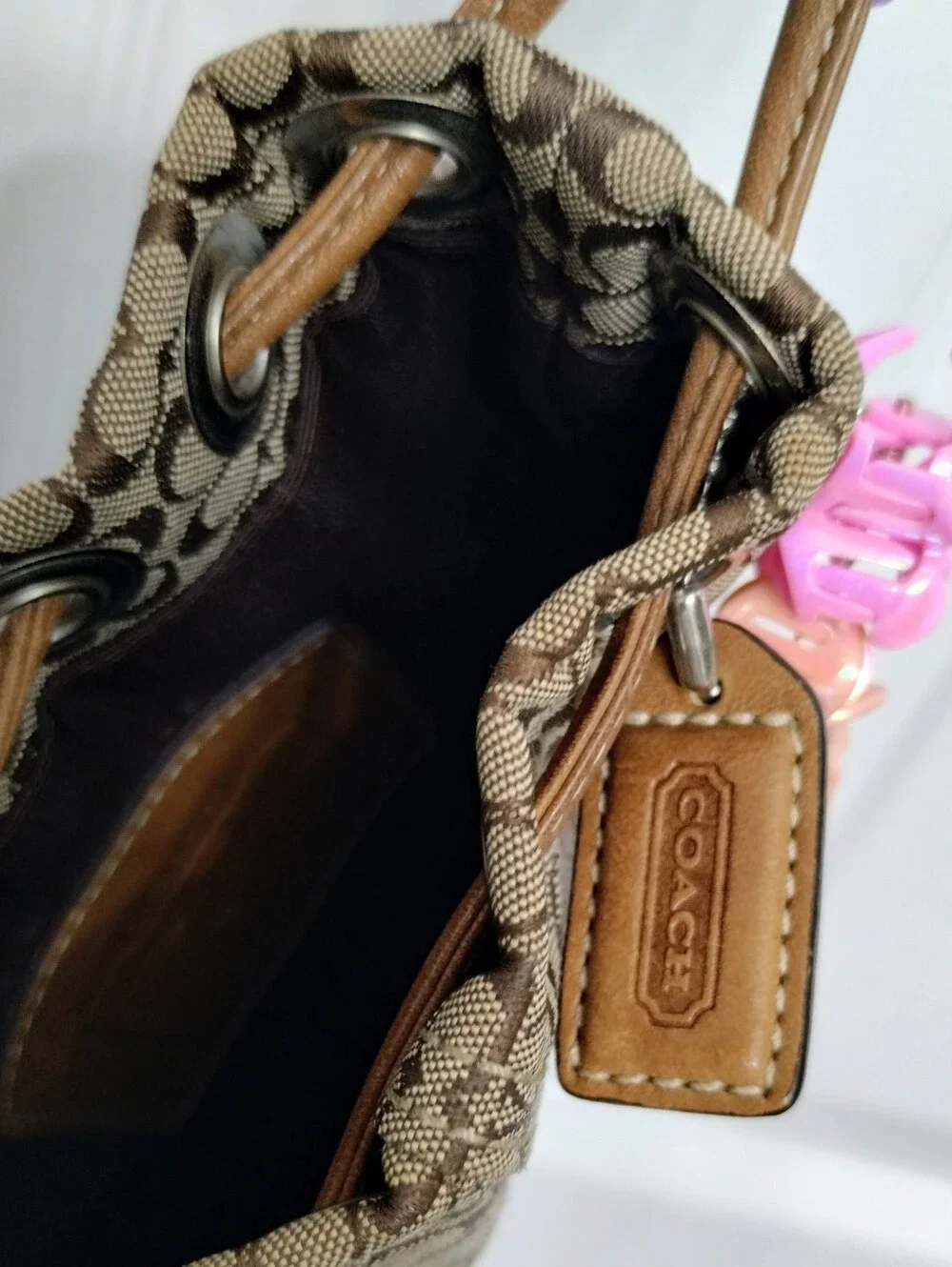 Coach Y2K Signature C Pouch RARE FIND